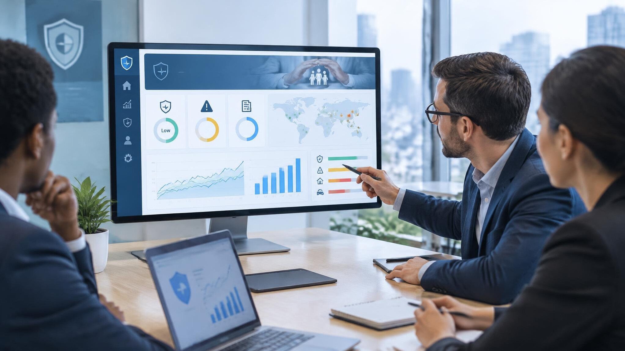 insurance software interface