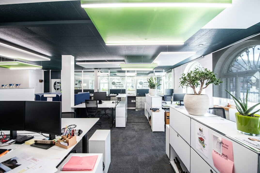 modern office workspace
